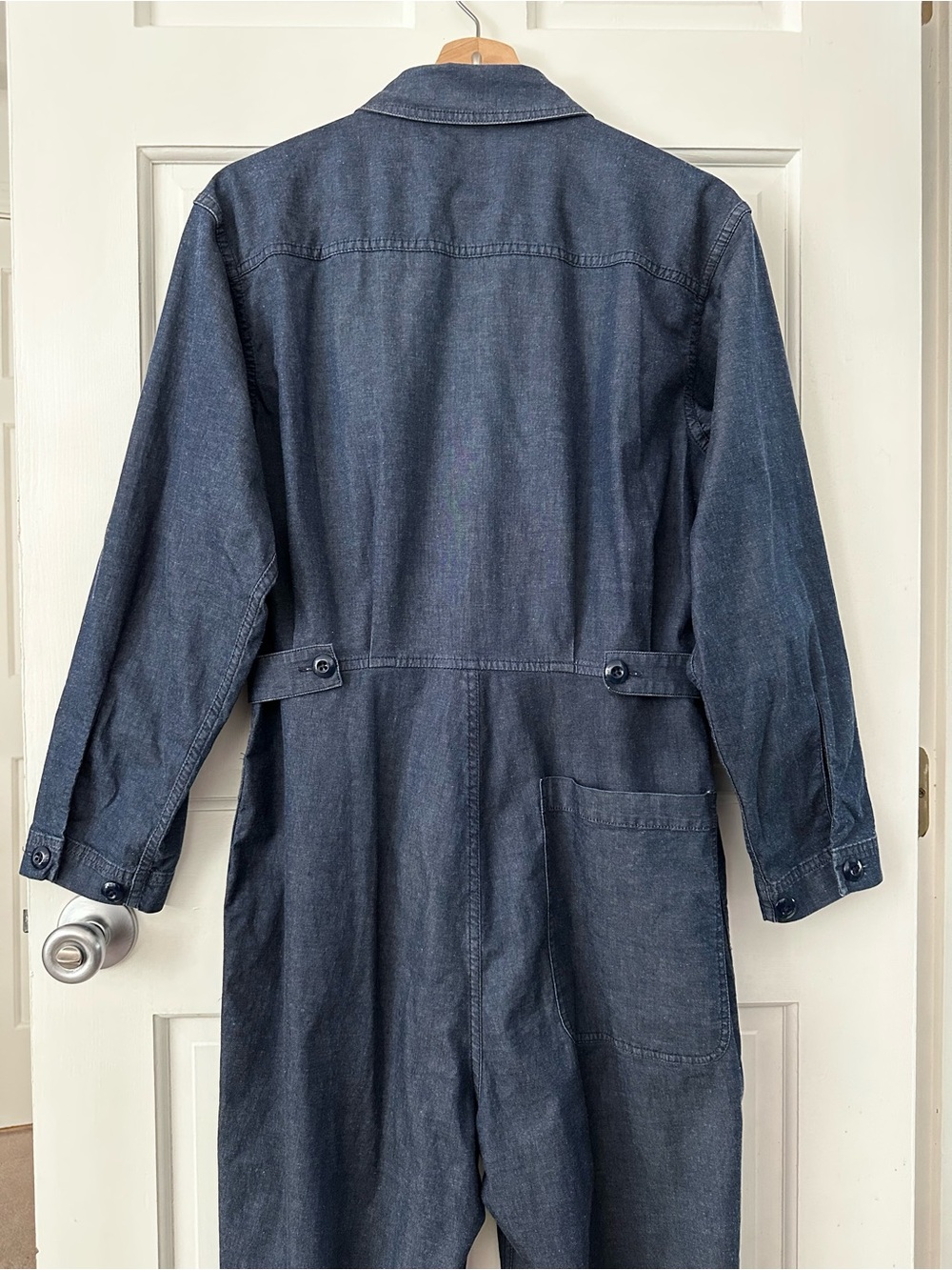 ALEX MILL Indigo Women’s Standard Jumpsuit Dark Blue Indigo Cotton Size S - Picture 7 of 16